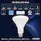 Luxrite BR30 LED Light Bulbs 8.5W (65W Equivalent) 650LM 5000K Bright White Dimmable E26 Base 6-Pack LR31875-6PK - alternate 3